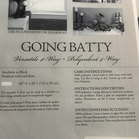 Going Batty window, doorway w rod slot. - Picture 5 of 6